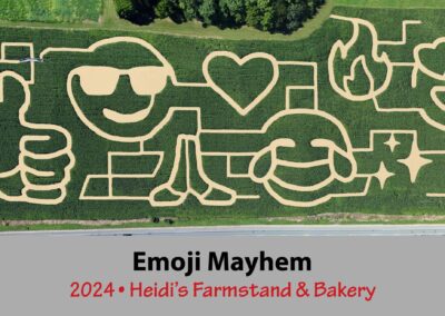 Emoji Mayhem Corn Maze